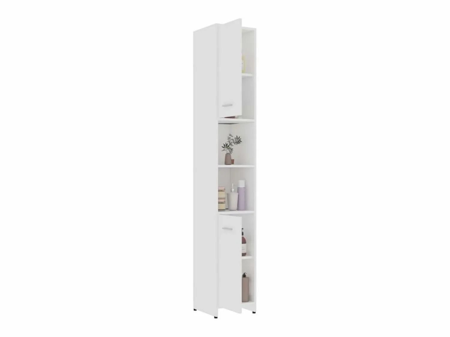 Online vidaxl Juego muebles de baño 3 pzas madera de ingeniería Blanco