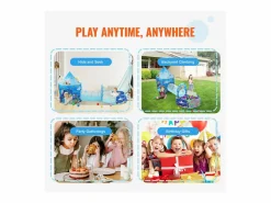 Outlet Juegos de Tienda y Túneles SucceBuy para Niños, Regalo para Bebés Varones y Niñas, Azul Océano Cabaña Infantil