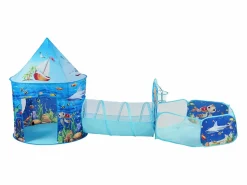 Outlet Juegos de Tienda y Túneles SucceBuy para Niños, Regalo para Bebés Varones y Niñas, Azul Océano Cabaña Infantil