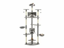 Clearance Junction City Rascador para gatos con poste de sisal 203 cm y blanco Juego De Animales