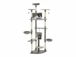 Clearance Junction City Rascador para gatos con poste de sisal 203 cm y blanco Juego De Animales