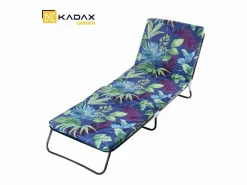 Sale KADAX Tumbona de jardín Tumbona turística Cojín para Cama de jardín Cómodo 66x190 cm Multicolor