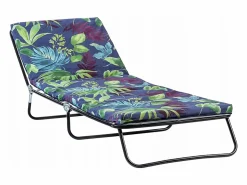 Sale KADAX Tumbona de jardín Tumbona turística Cojín para Cama de jardín Cómodo 66x190 cm Multicolor