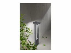 Kapp - Bolardo LED de jardín de 14 W, IP65, 1120 lm, 65 cm de altura, 3000 K, aluminio pintado, bolardo para exteriores, antracita mate - Perenz