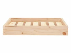 Sale Karlee Cama para perros madera maciza de pino 61,5x49x9 cm Cama De Animales De Compañía