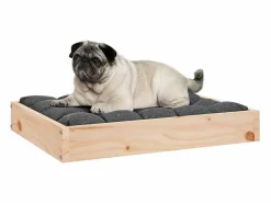 Sale Karlee Cama para perros madera maciza de pino 61,5x49x9 cm Cama De Animales De Compañía