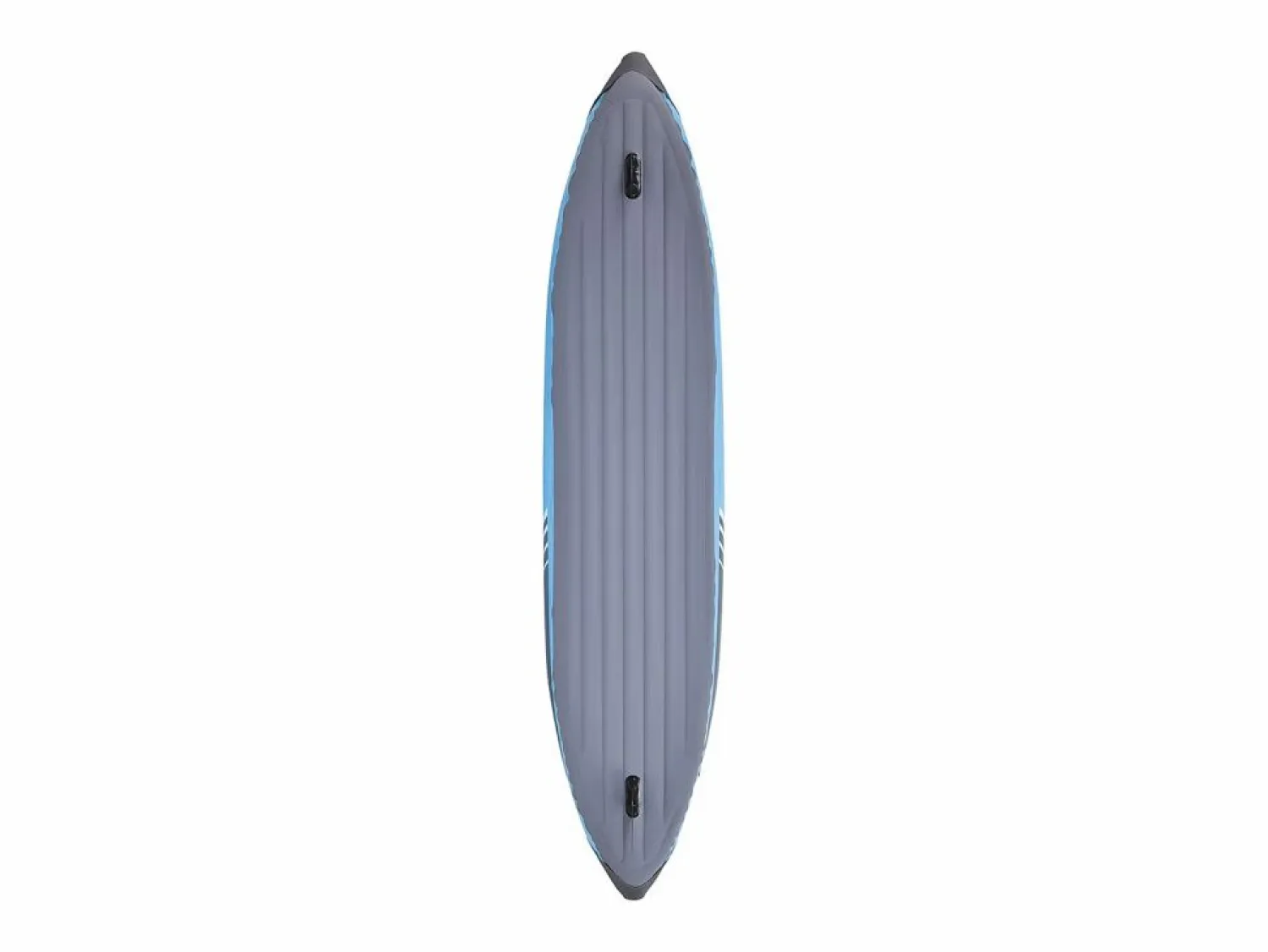 Clearance ZRAY Kayak hinchable Roatan 2 plazas 100% PVC Bomba de pie + 2 remos - Max 160kg -376x77cm (148 "x30") - Azul