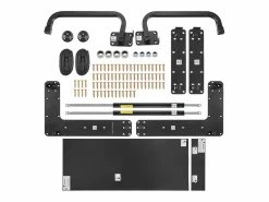 Discount Kit de Cama Desmontable SucceBuy, Tamaño Queen, Material de Cama Mural Vertical para Montar Propio, Plegable Negro