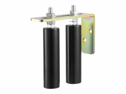 Kit de Portón Deslizante, SucceBuy Kit de Portón Deslizante, Herraje Rodante de 15,24 cm con Soporte en L