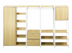Online Sweeek Kit de vestidor modular con 4 elementos Blanco
