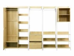 Online Sweeek Kit de vestidor modular con 4 elementos Blanco