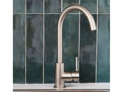 Essebagno Kiwo Mezclador de fregadero estilo acero inoxidable