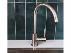Essebagno Kiwo Mezclador de fregadero estilo acero inoxidable