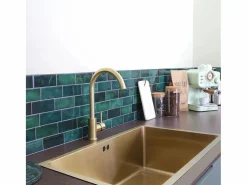 Kiwo mezclador para fregadero oro cepillado Grifo De Cocina