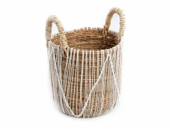 Bazar Bizar La Cesta De Macramé Con Costura Recta - M