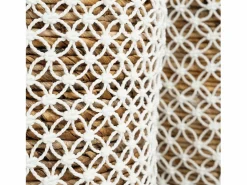 Discount Bazar Bizar La Cesta de Macramé con Costura Cruzada - S Multicolor