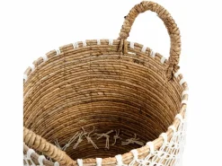 Clearance Bazar Bizar La Cesta De Macramé Cross Stitched - M Multicolor
