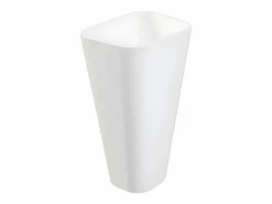New Shower & Design Lavabo con base rectangular de solid surface - - TILICHO Blanco