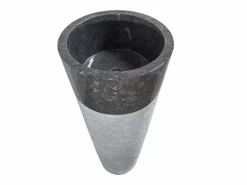 Clearance Shower & Design Lavabo con pedestal de mármol LANTA - Color - Barato Gris
