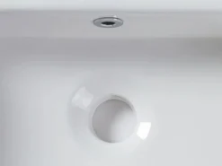Hot Shower & Design Lavabo cuadrado de cerámica blanca - VERINI Blanco