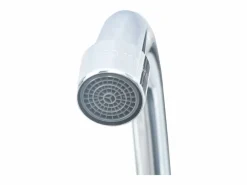 Clearance Lavabo de acero inoxidable con grifo y dispensador de jabón. Plateado