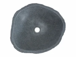 Outlet Shower & Design Lavabo de baño de piedra de río WATU Gris