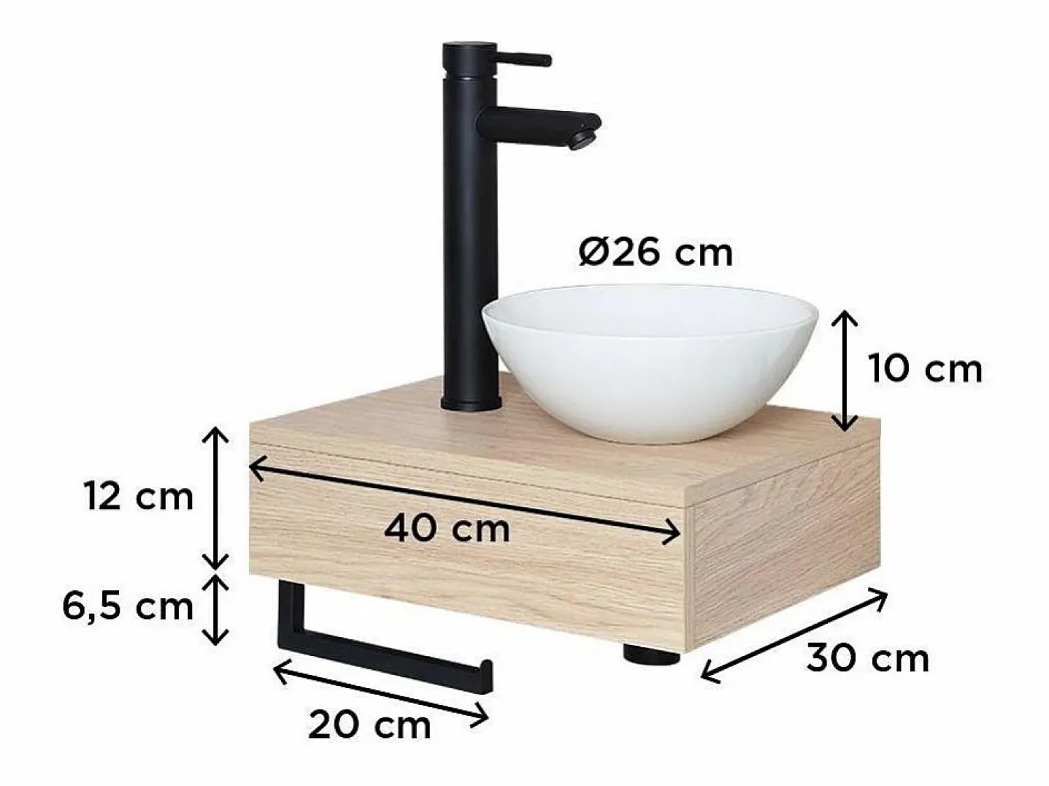 Sale Lavabo de encimera grueso + lavabo SOHO Mueble De Aseo