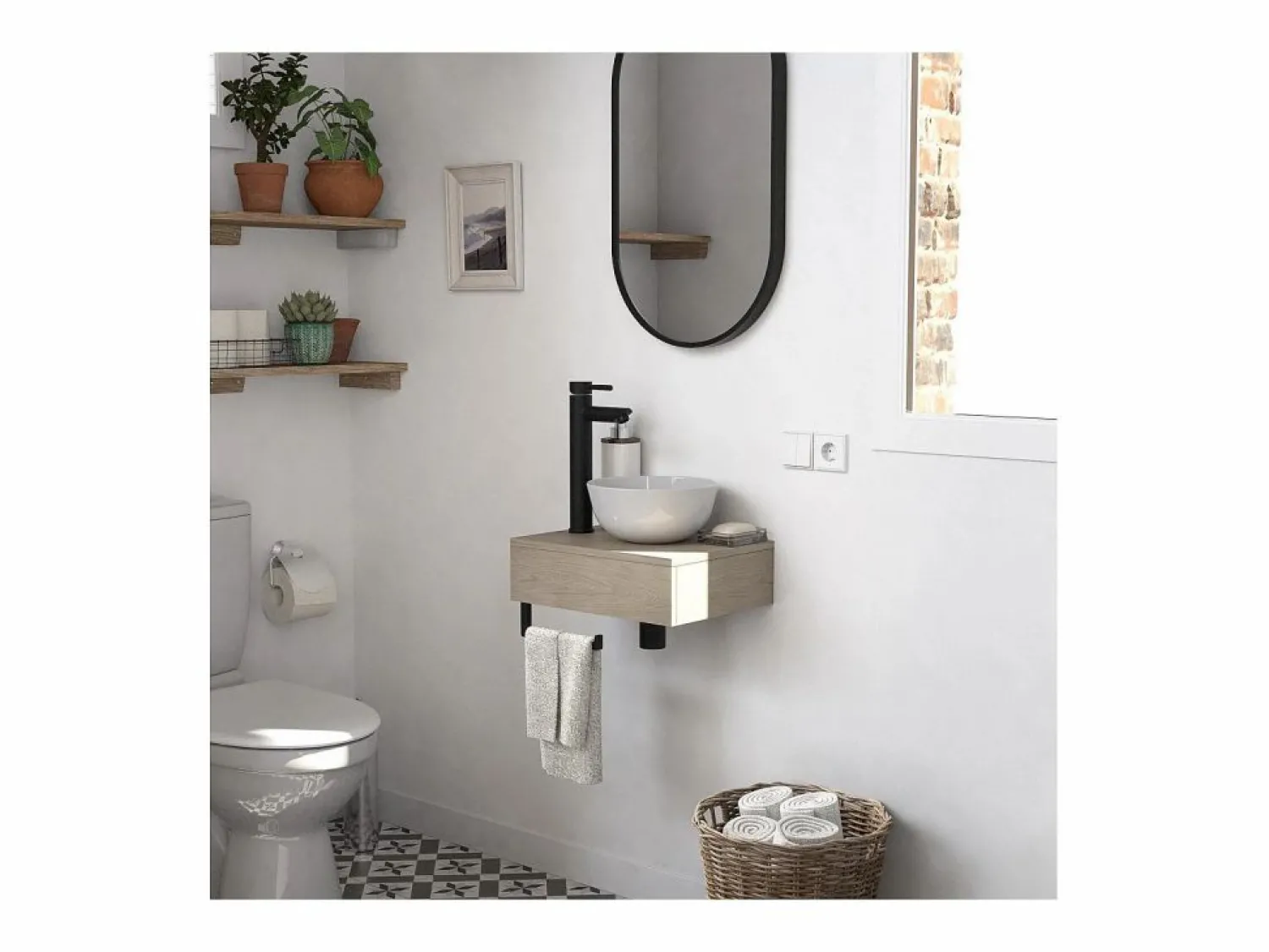 Sale Lavabo de encimera grueso + lavabo SOHO Mueble De Aseo