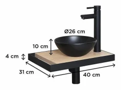 Lavabo de encimera SOHO slim + lavabo