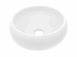 Lavabo de lujo redondo cerámica mate 40x15 cm ES66319