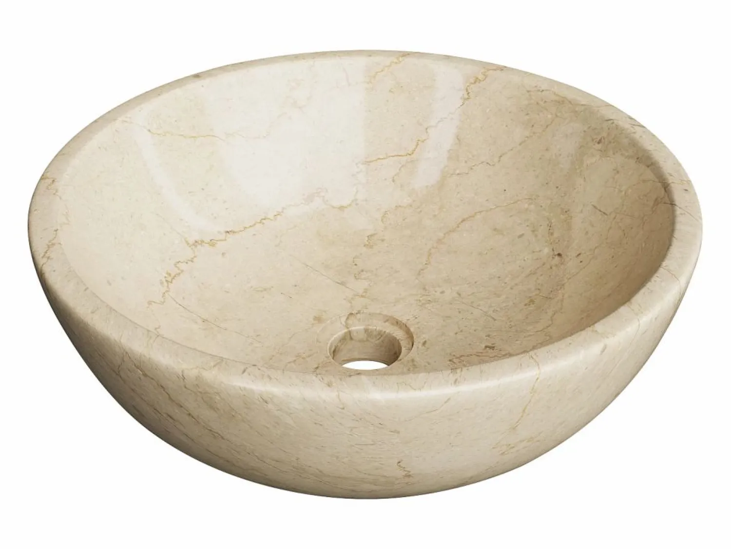Shower & Design Lavabo de mármol - Color - D40 cm - LAVIINO