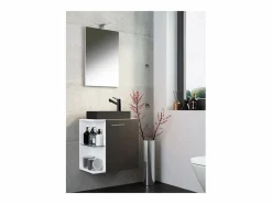 Lavabo de muebles de baño Hausa Roble de miel AL. 122 x AN. 52 x P. 34 cm Conjunto De Baño
