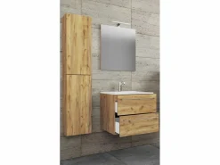 VCM Lavabo de muebles de baño Badinos Sonoma Oak AL. 151 x AN. 113 x P. 46 cm