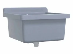 Lavabo de pared, , 40x40x24 cm, resina