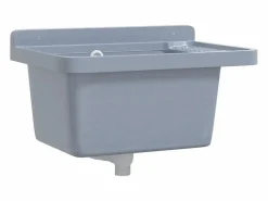 Hot Lavabo de pared, , 50x35x24 cm, resina Gris