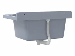 Best Lavabo de pared, , 60x40x28 cm, resina Gris