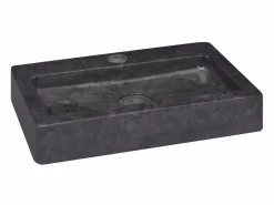 Best Lavabo de pared mármol crema 38x24x6,5 cm ES66505 Lavabo