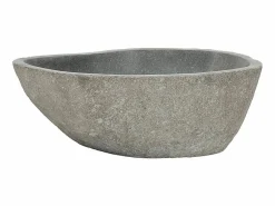Lavabo de piedra de río ovalada 37-46 cm ES66270