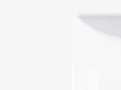 Best Shower & Design Lavabo empotrado de cerámica blanca - L81 cm - MOTIAC Blanco