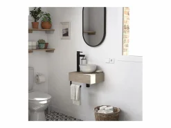 Lavabo grueso + lavabo + grifo + espejo SOHO