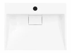 Helloshop26 Lavabo lavabo de mano lavabo sobre encimera lavabo de pared interior de baño cuarto de ducha cabina de inodoro hogar 50 x 38 cm fundición mineral 02_0002632