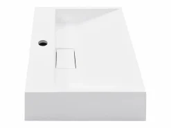 Helloshop26 Lavabo lavabo de mano lavabo sobre encimera lavabo de pared interior de baño cuarto de ducha cabina de inodoro hogar 50 x 38 cm fundición mineral 02_0002632