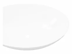vidaxl Lavabo ovalado de cerámica de lujo, 40x33 cm, color . Blanco