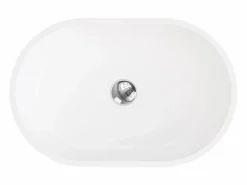 Shower & Design Lavabo ovalado de solid surface - - 58 cm - SENGLI