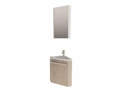 Best Lavabo rinconero SKINO + lavabo + armario con espejo Mueble De Aseo