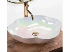 Rea Lavabo Sobre Encimera Pearl Akoya Light Pink