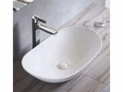 Discount Rea Lavabo Sobre Encimera Royal White Blanco