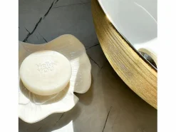Rea Lavabo Sobre Encimera Stella Brush Gold White