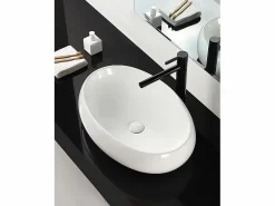 Hot Lavabo Sobre Encimera Melania White Lavabo