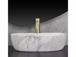 Clearance Lavabo Sobre Encimera Amelia Ash Matt Lavabo